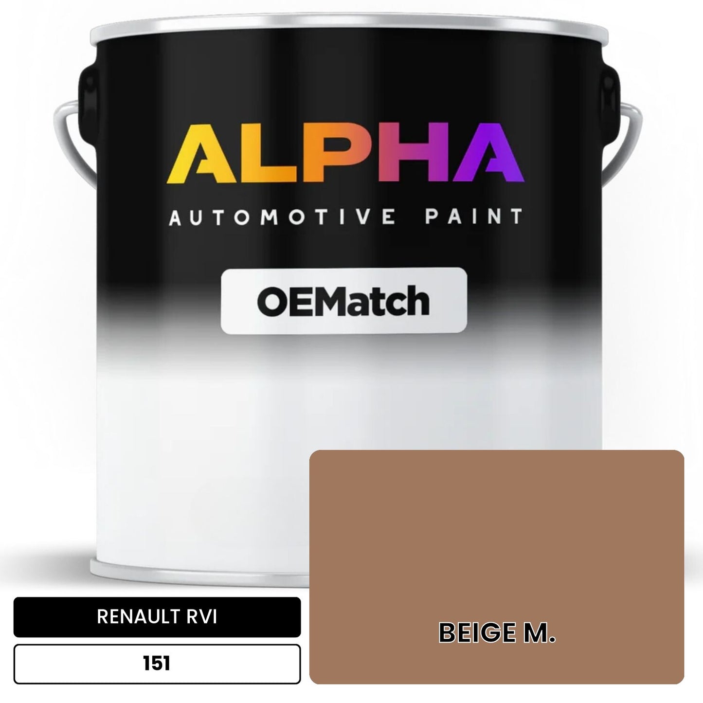 RENAULT RVI BEIGE M. 151 OEMatch Basecoat