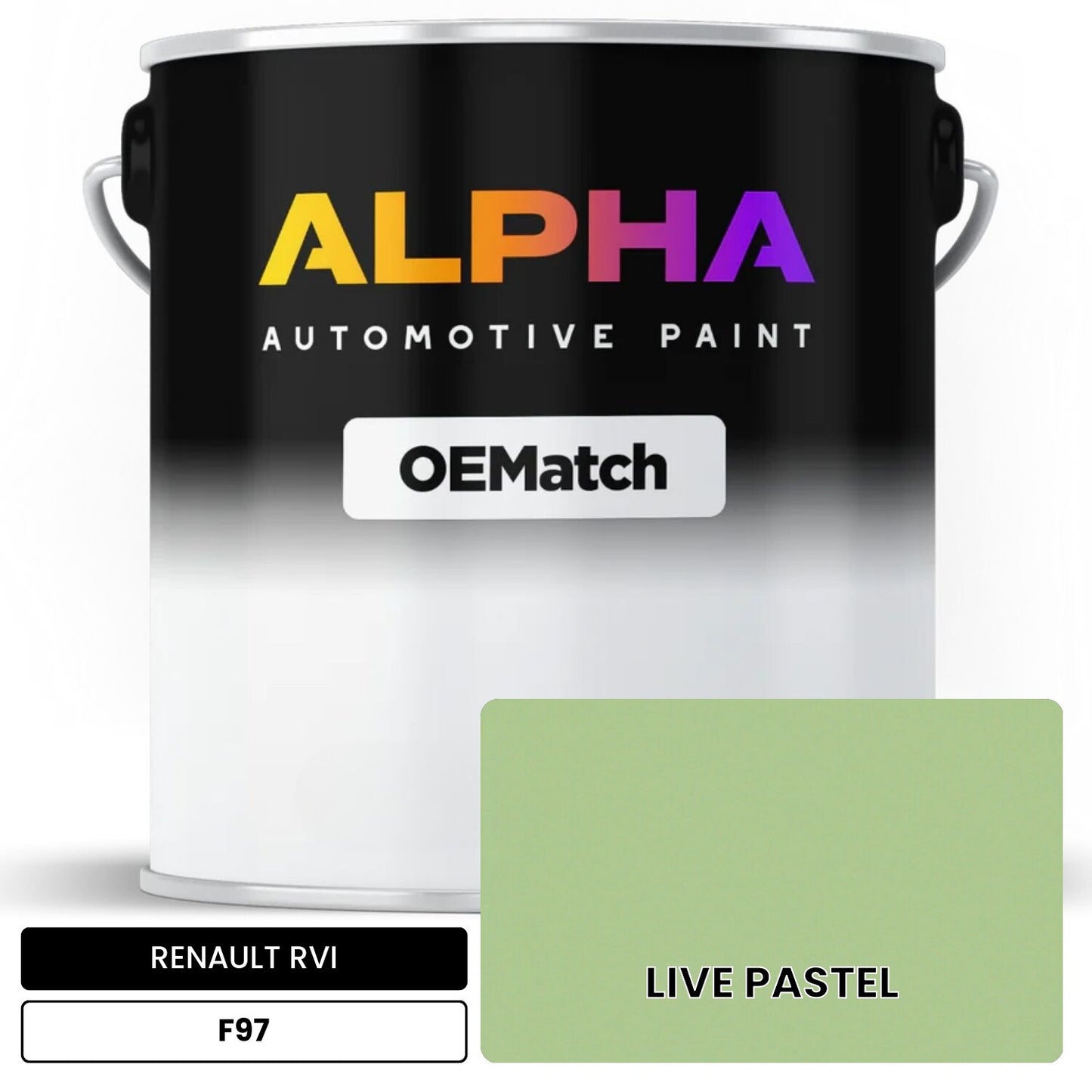 RENAULT RVI LIVE PASTEL F97 OEMatch Basecoat
