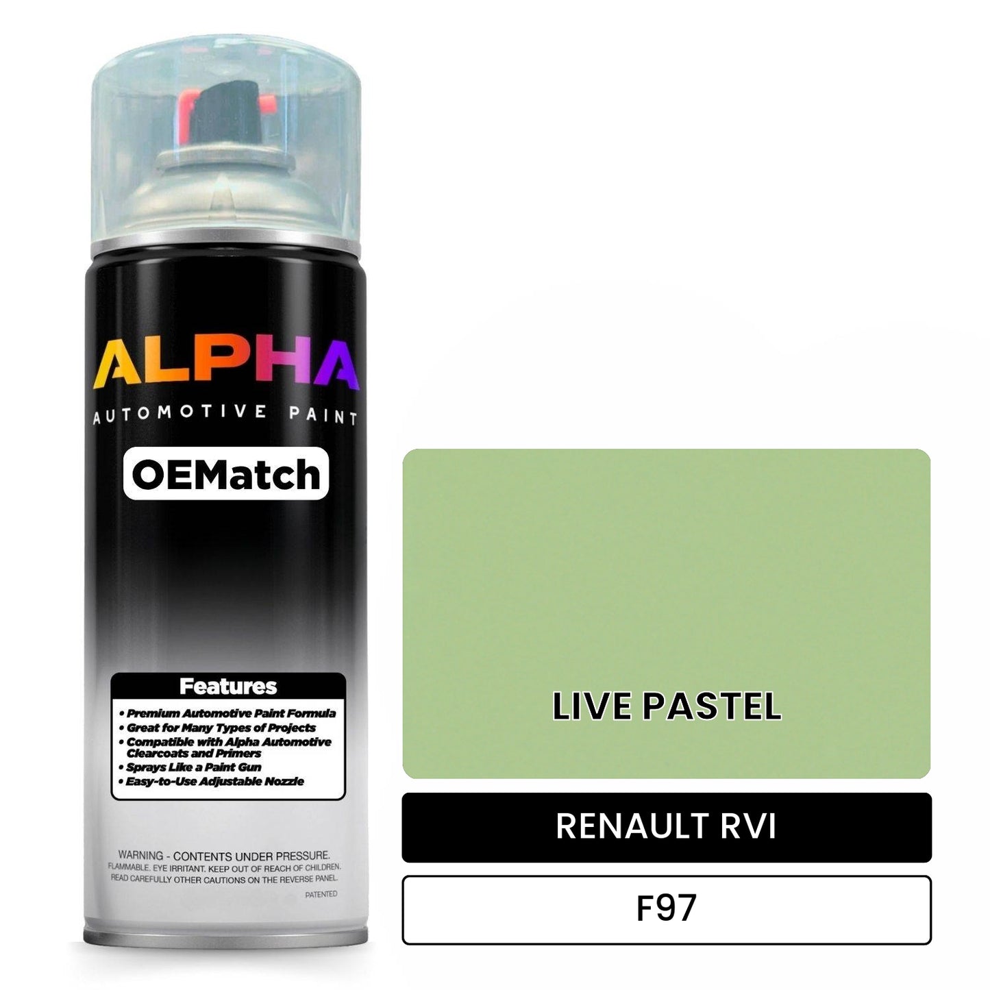 RENAULT RVI LIVE PASTEL F97 OEMatch Spraycan
