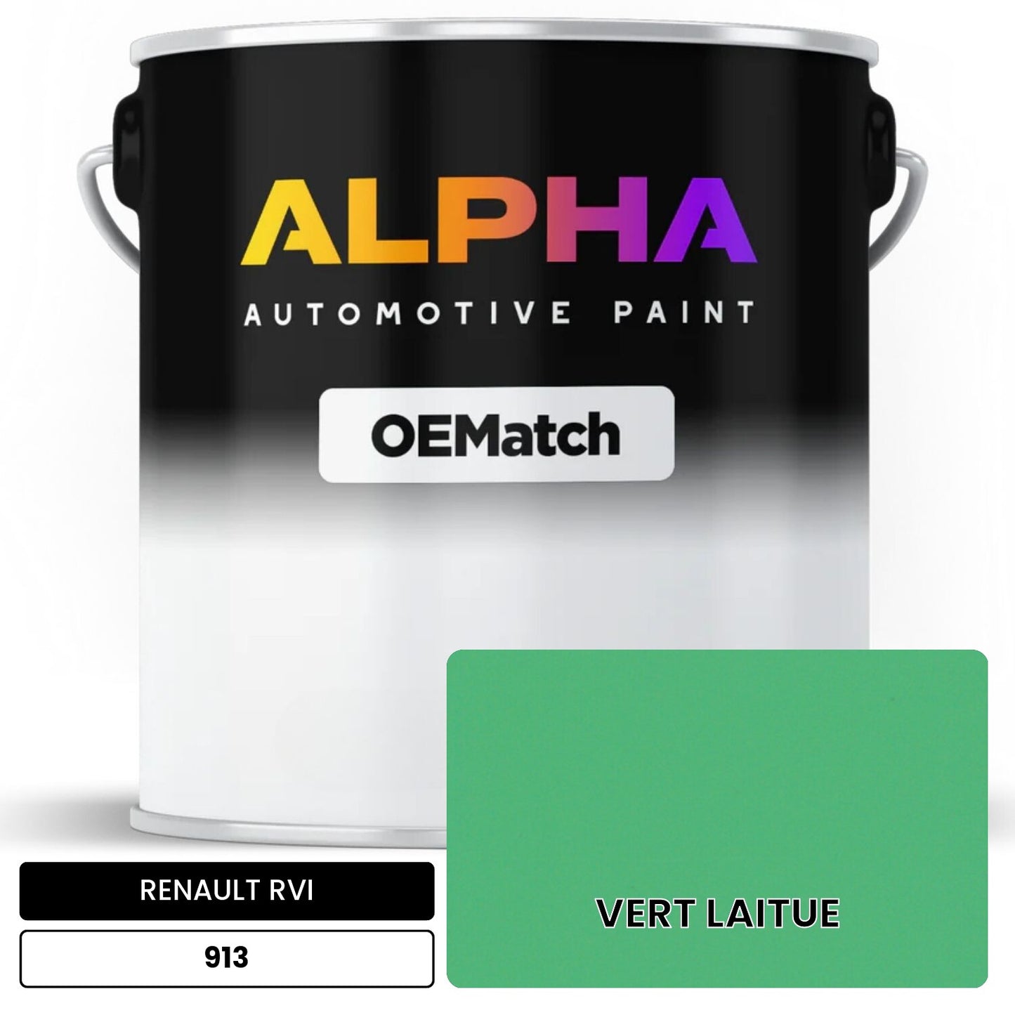 RENAULT RVI VERT LAITUE 913 OEMatch Basecoat