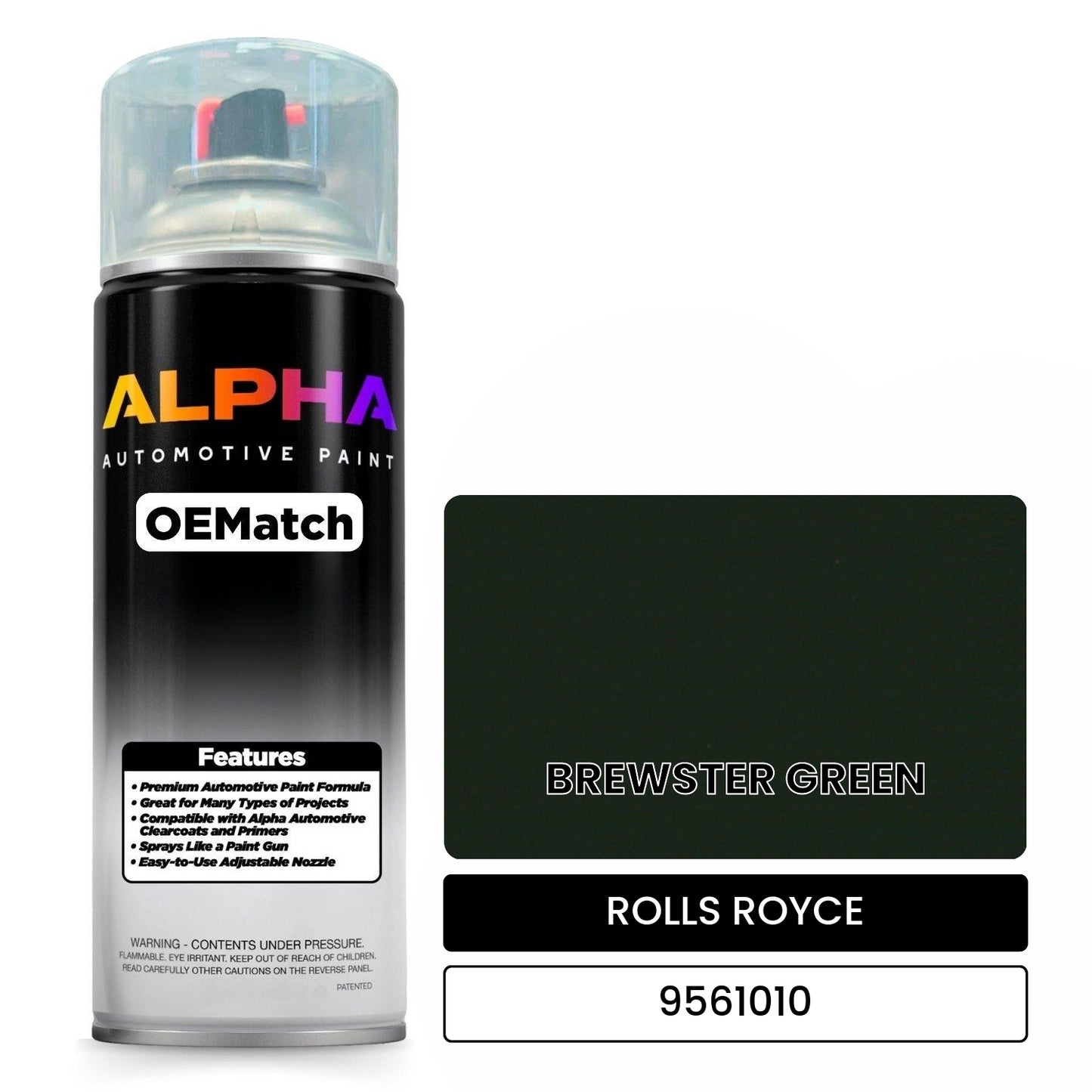 ROLLS ROYCE BREWSTER GREEN 9561010 OEMatch Spraycan