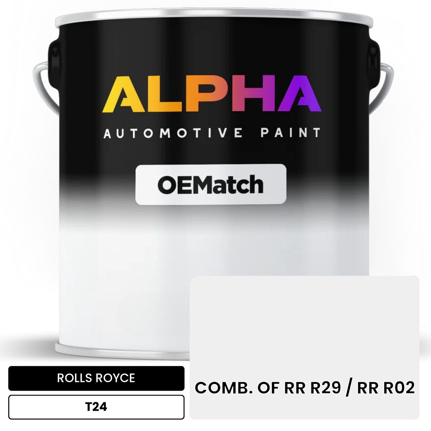 ROLLS ROYCE COMB. OF RR R29 / RR R02 T24 OEMatch Basecoat