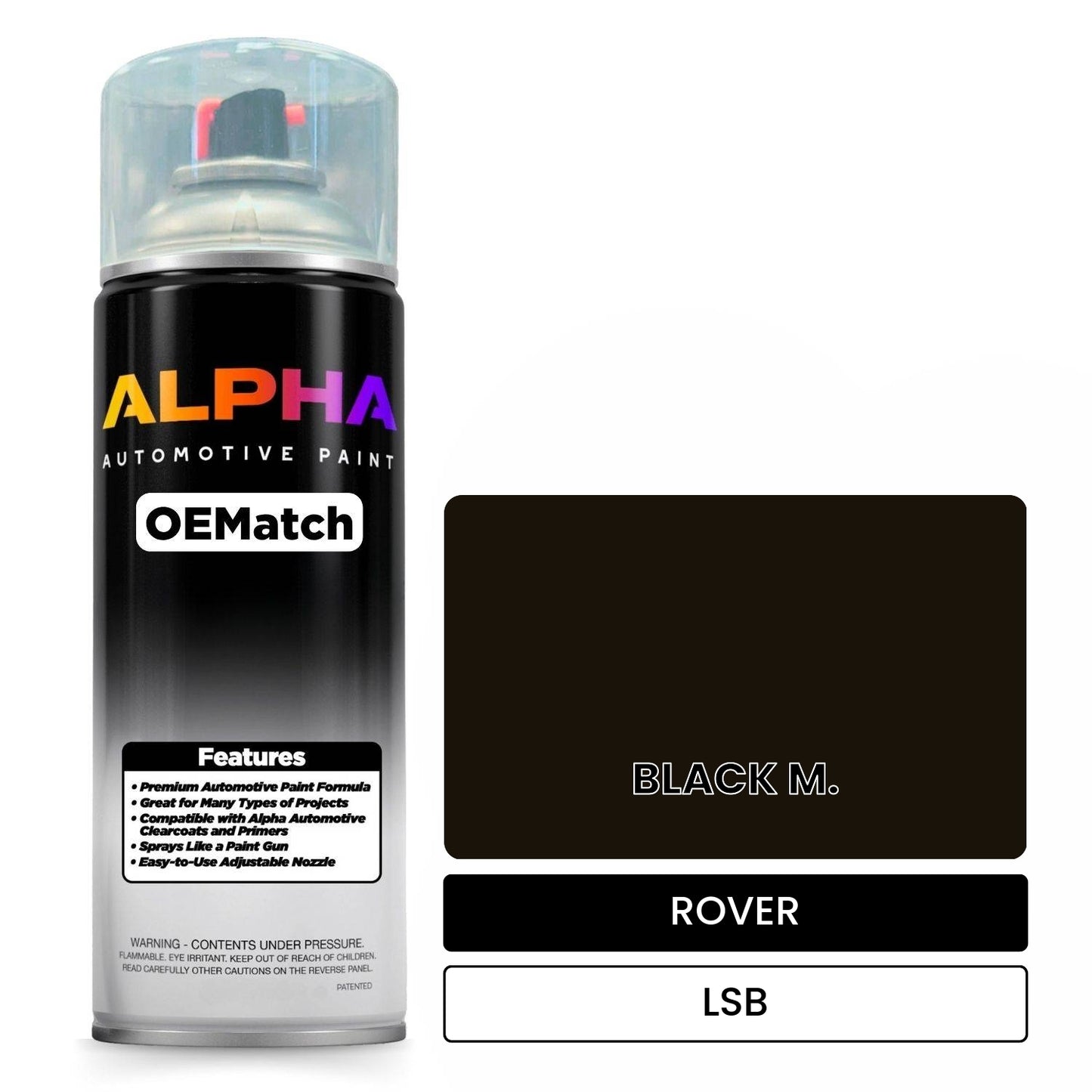 ROVER BLACK M. LSB OEMatch Spraycan