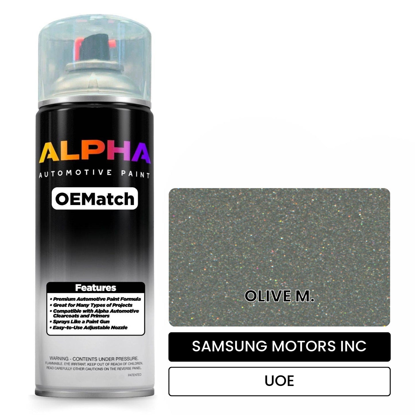 SAMSUNG MOTORS INC OLIVE M. UOE OEMatch Spraycan