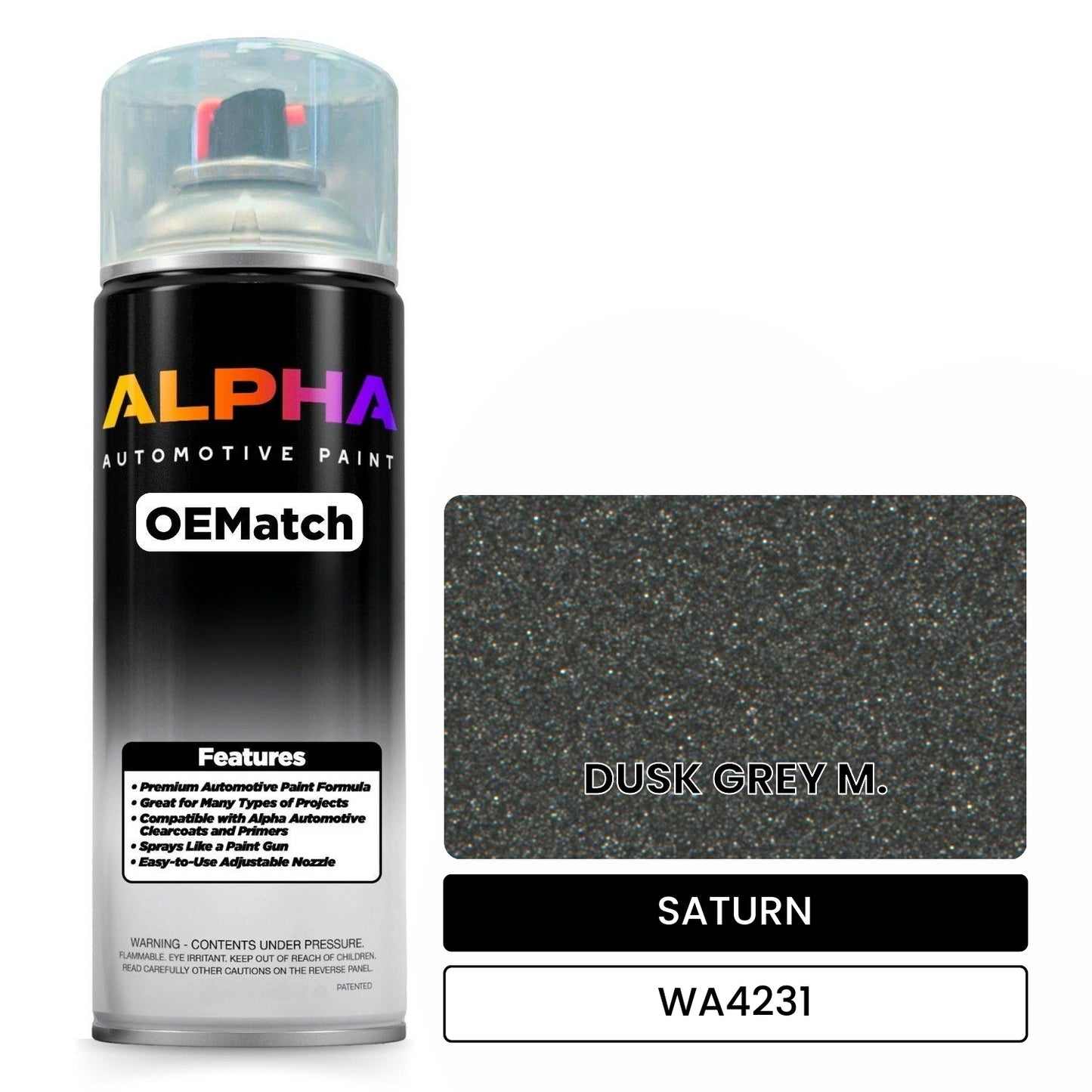SATURN DUSK GREY M. WA4231 OEMatch Spraycan