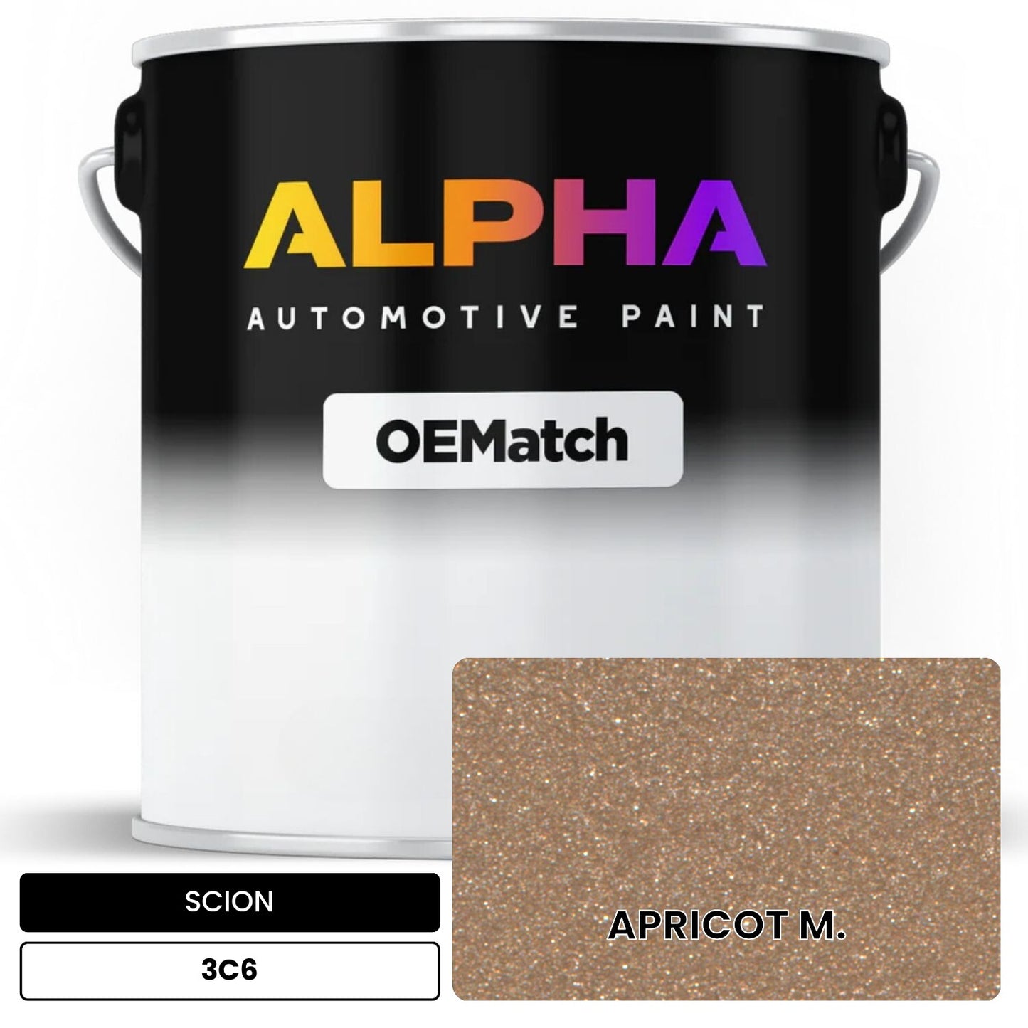 SCION APRICOT M. 3C6 OEMatch Basecoat