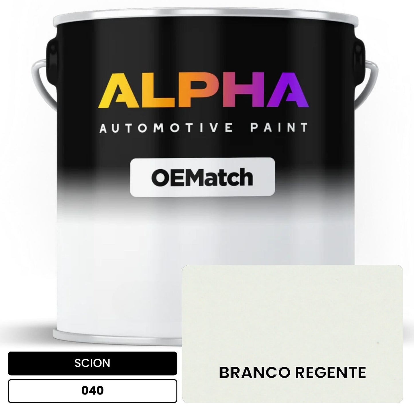SCION BRANCO REGENTE 040 OEMatch Basecoat