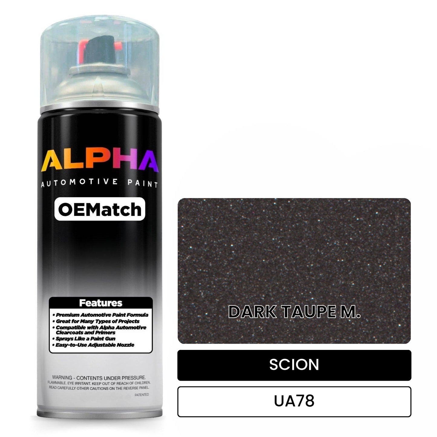 SCION DARK TAUPE M. UA78 OEMatch Spraycan