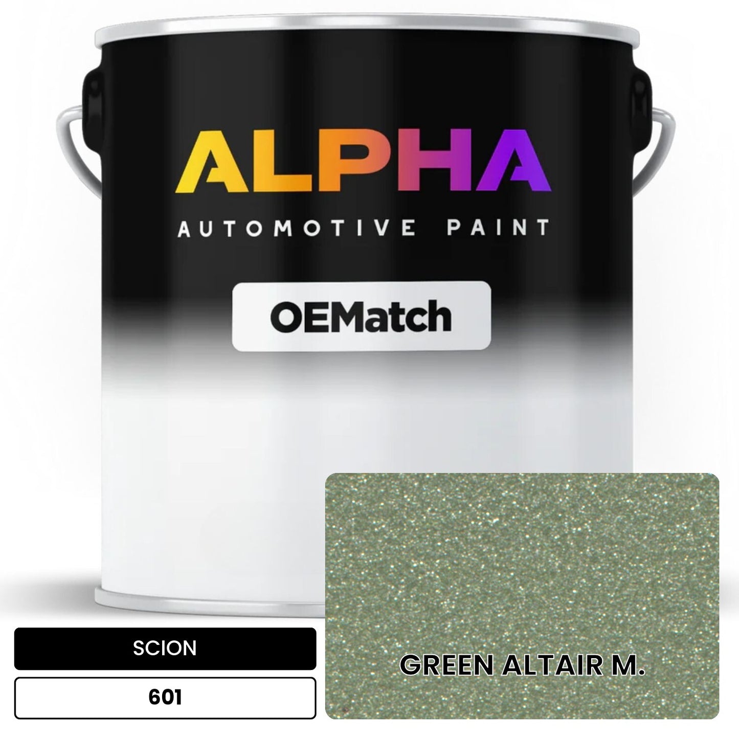 SCION GREEN ALTAIR M. 601 OEMatch Basecoat