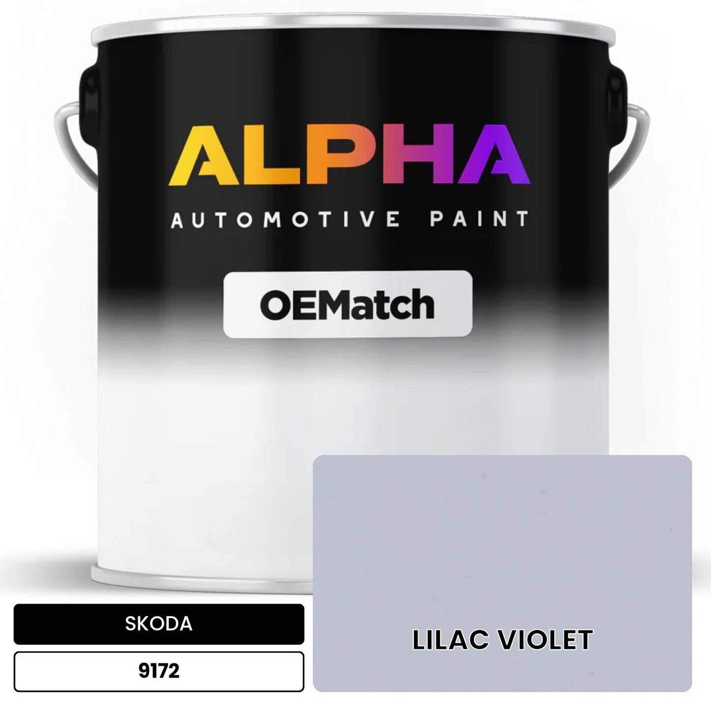 SKODA LILAC VIOLET 9172 OEMatch Basecoat
