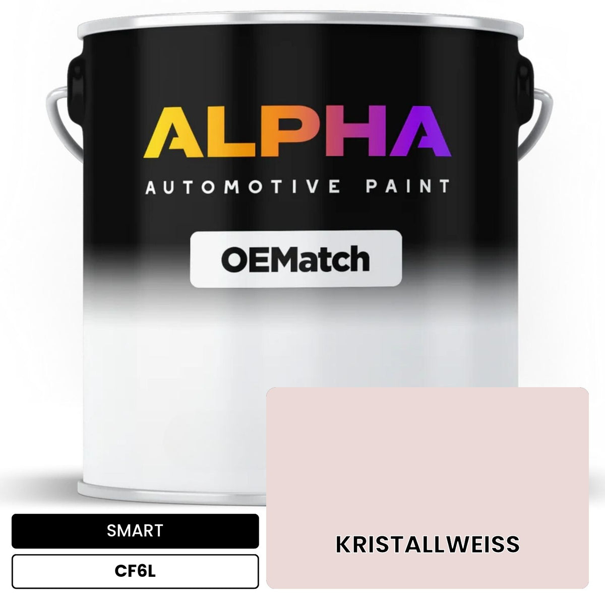 SMART KRISTALLWEISS CF6L OEMatch Basecoat