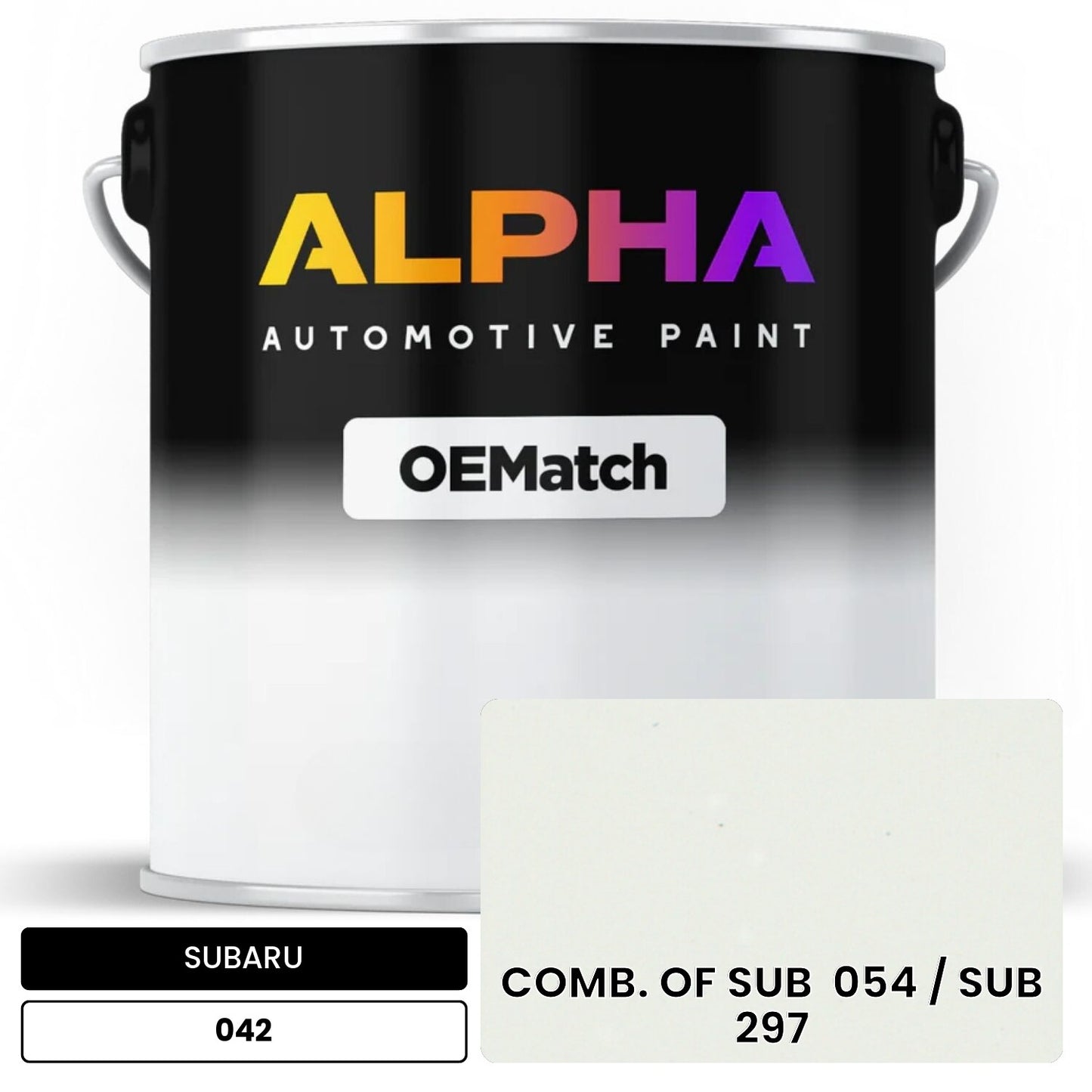 SUBARU COMB. OF SUB 054 / SUB 297 042 OEMatch Basecoat