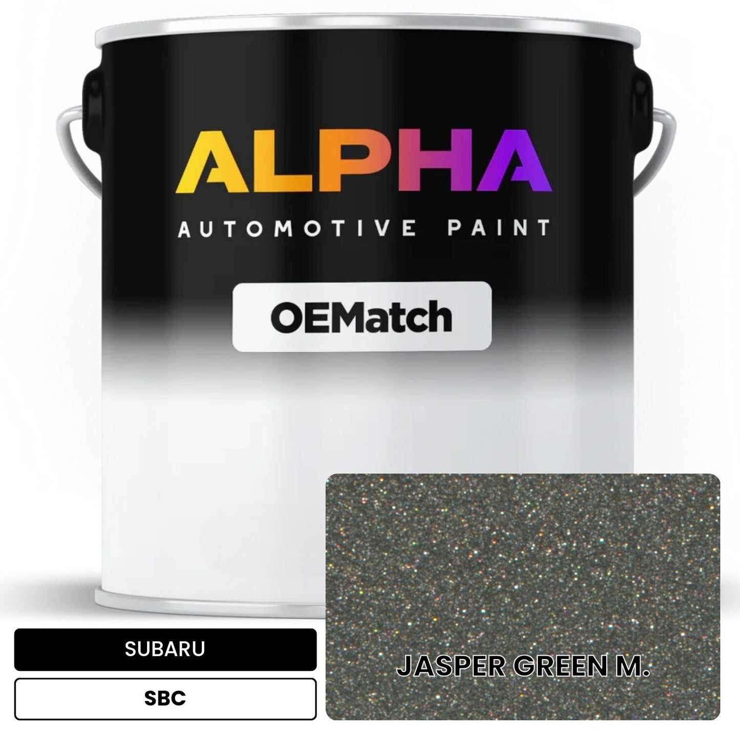 SUBARU JASPER GREEN M. SBC OEMatch Basecoat