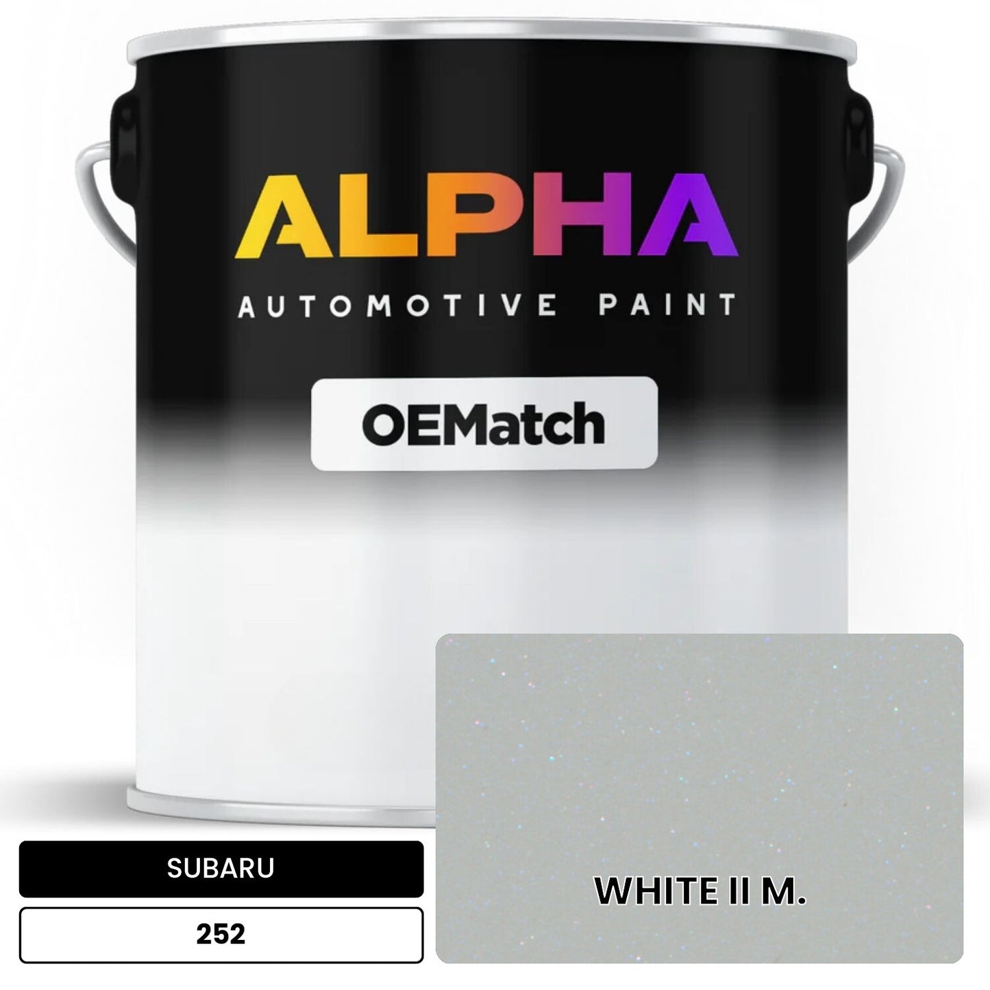 SUBARU WHITE II M. 252 OEMatch Basecoat