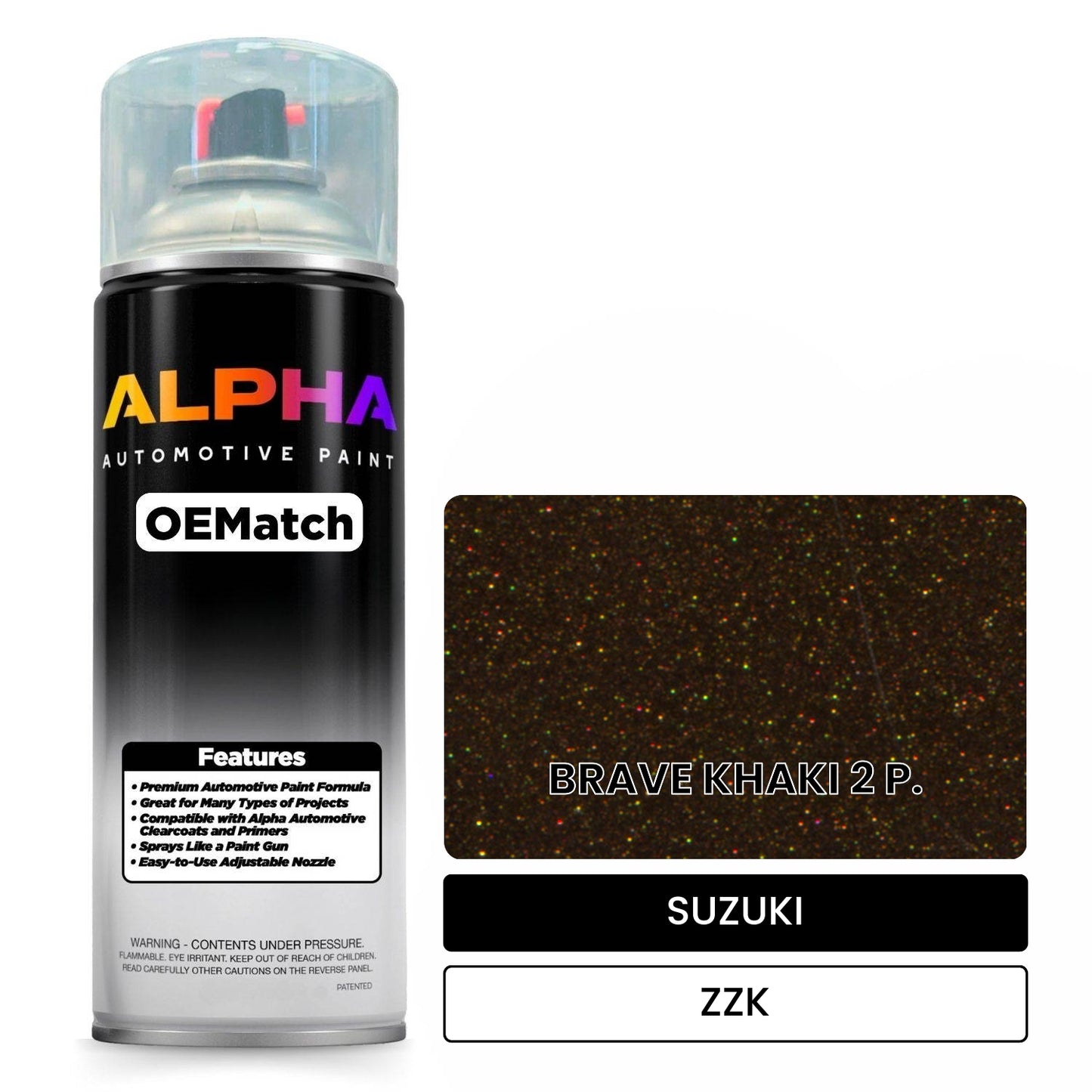 SUZUKI BRAVE KHAKI 2 P. ZZK OEMatch Spraycan
