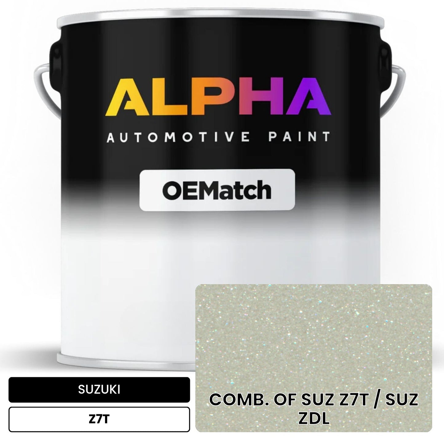 SUZUKI COMB. OF SUZ Z7T / SUZ ZDL Z7T OEMatch Basecoat