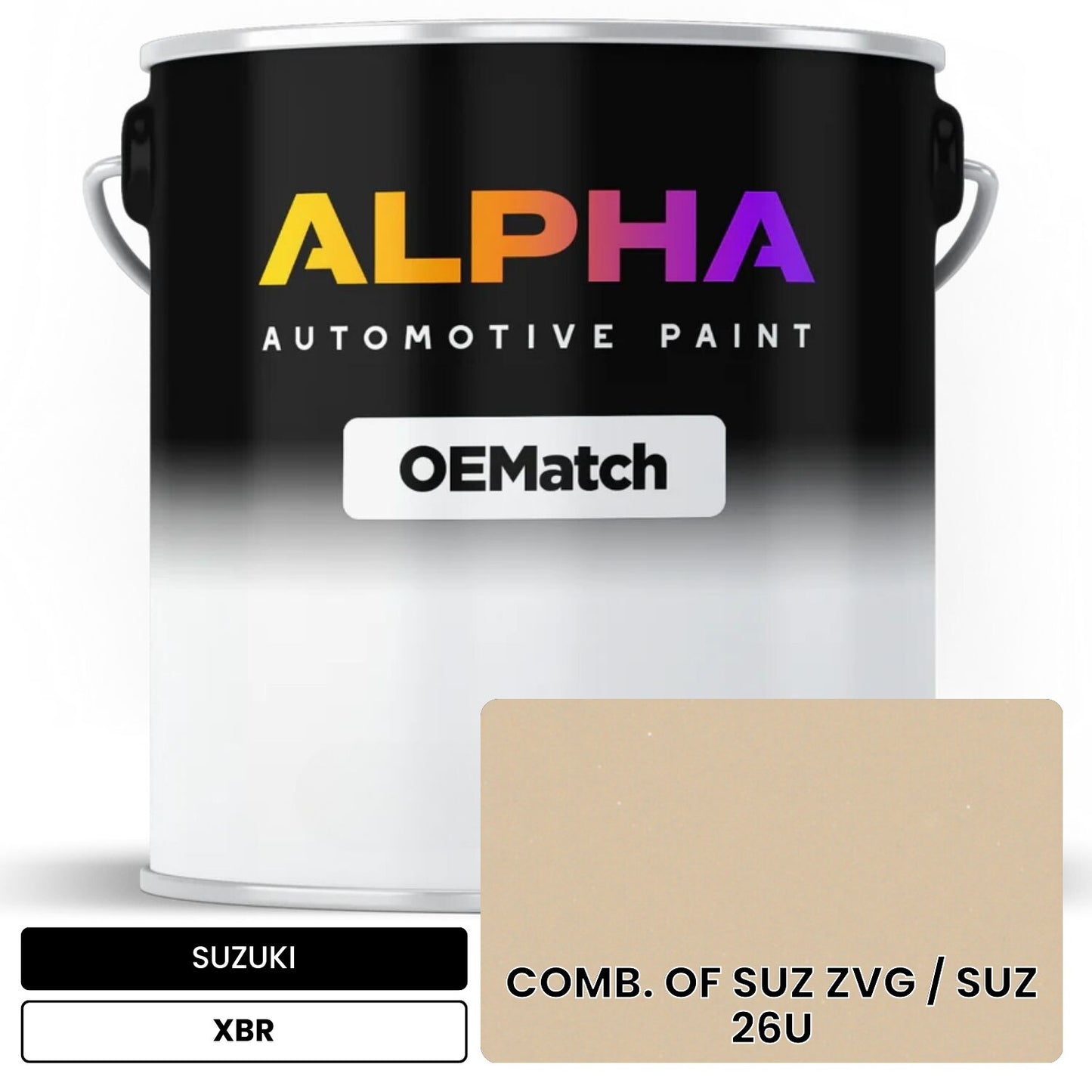 SUZUKI COMB. OF SUZ ZVG / SUZ 26U XBR OEMatch Basecoat