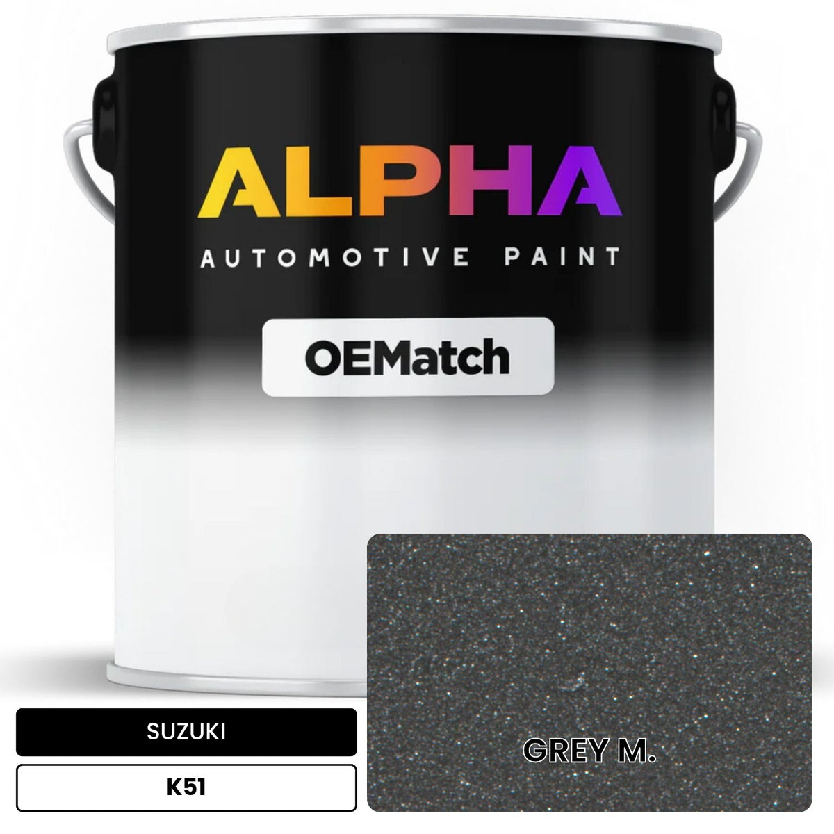 SUZUKI GREY M. K51 OEMatch Basecoat