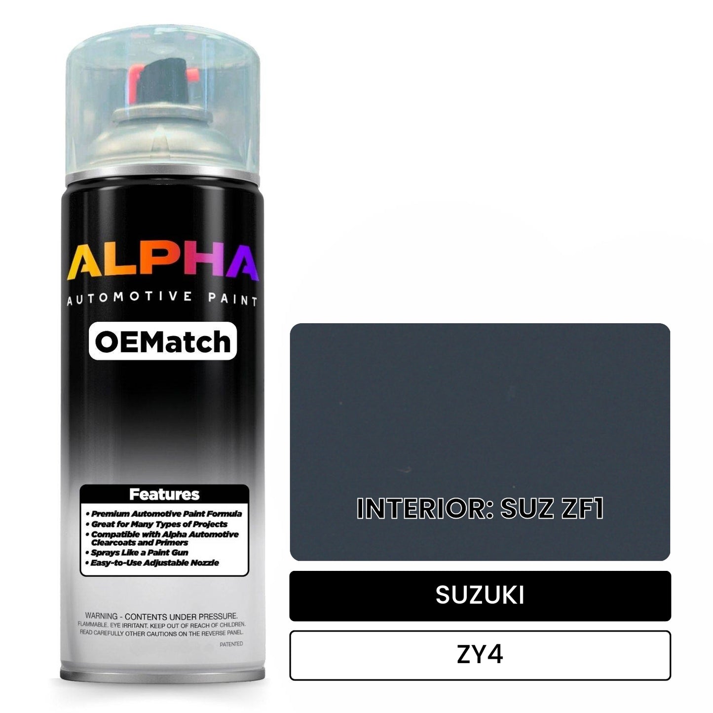 SUZUKI INTERIOR: SUZ ZF1 ZY4 OEMatch Spraycan