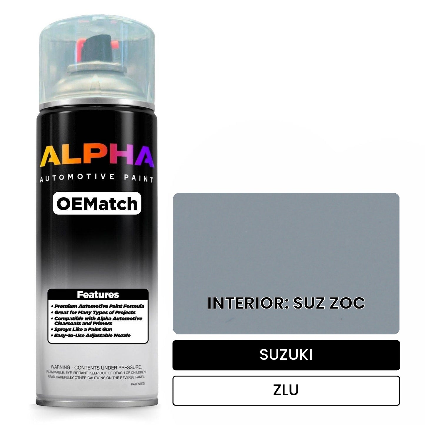 SUZUKI INTERIOR: SUZ ZOC ZLU OEMatch Spraycan