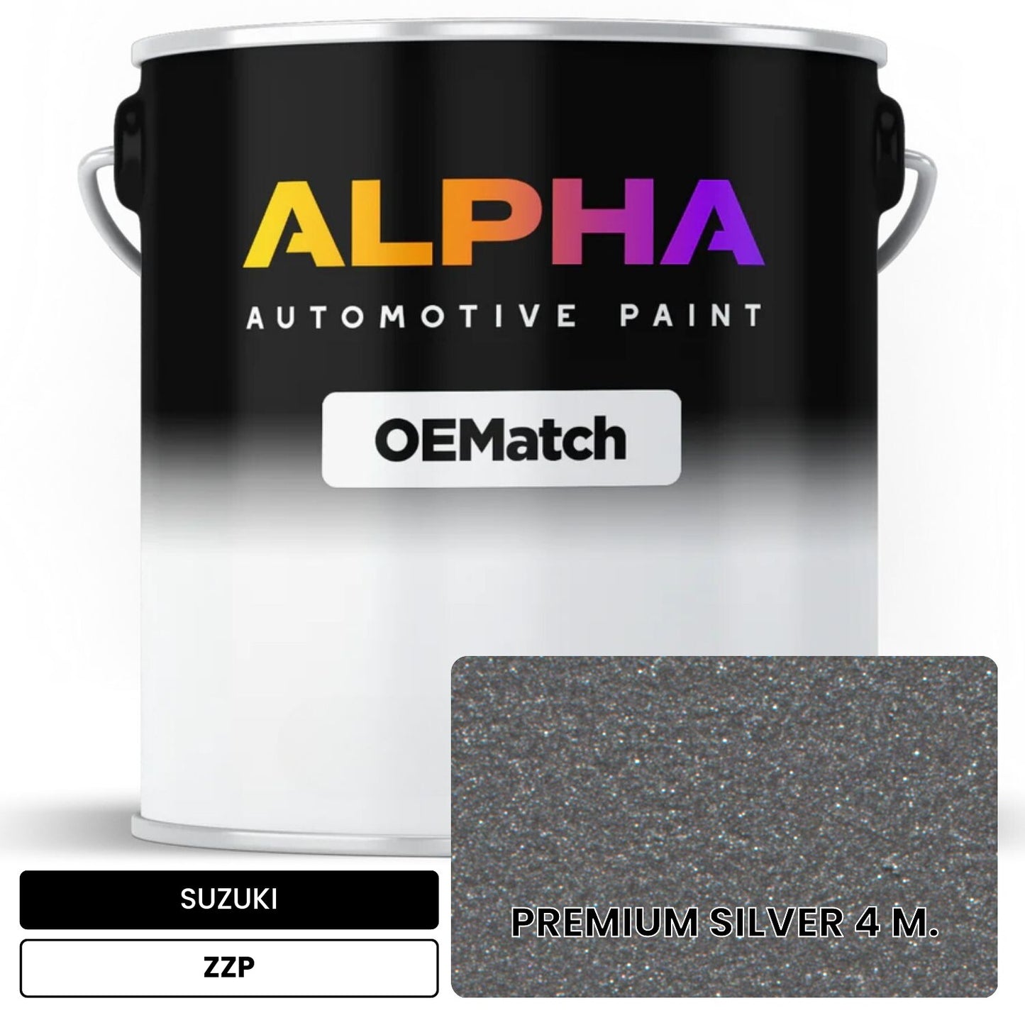 SUZUKI PREMIUM SILVER 4 M. ZZP OEMatch Basecoat