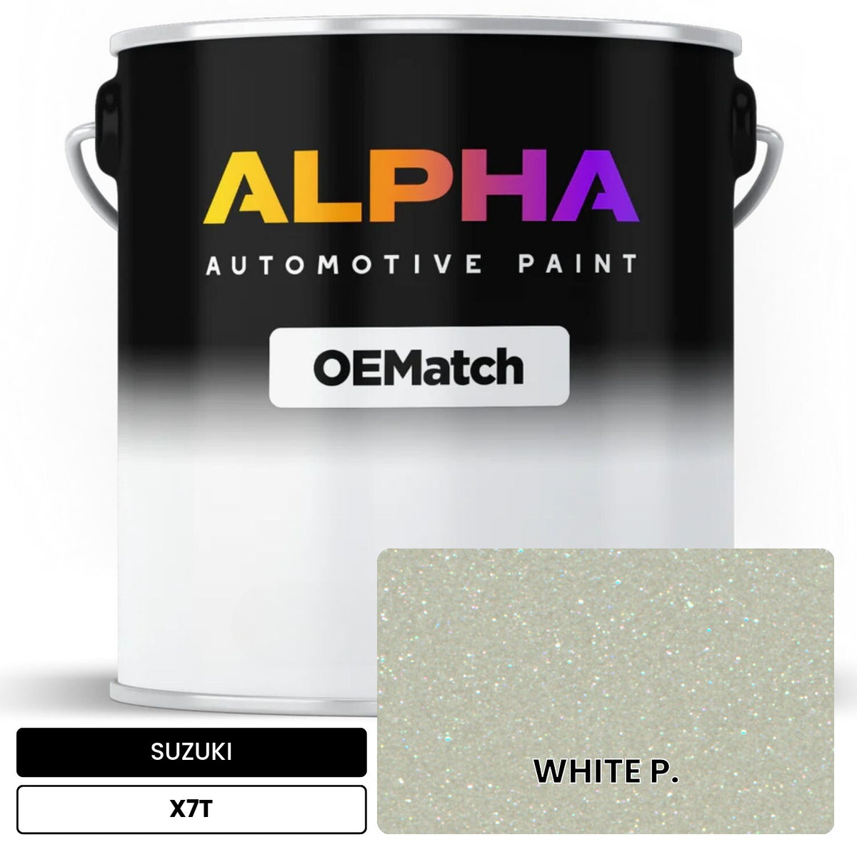 SUZUKI WHITE P. X7T OEMatch Basecoat