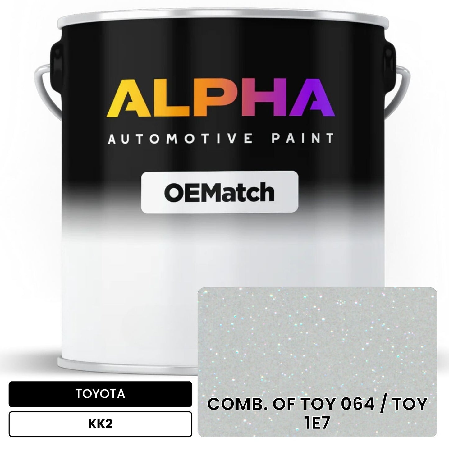 TOYOTA COMB. OF TOY 064 / TOY 1E7 KK2 OEMatch Basecoat