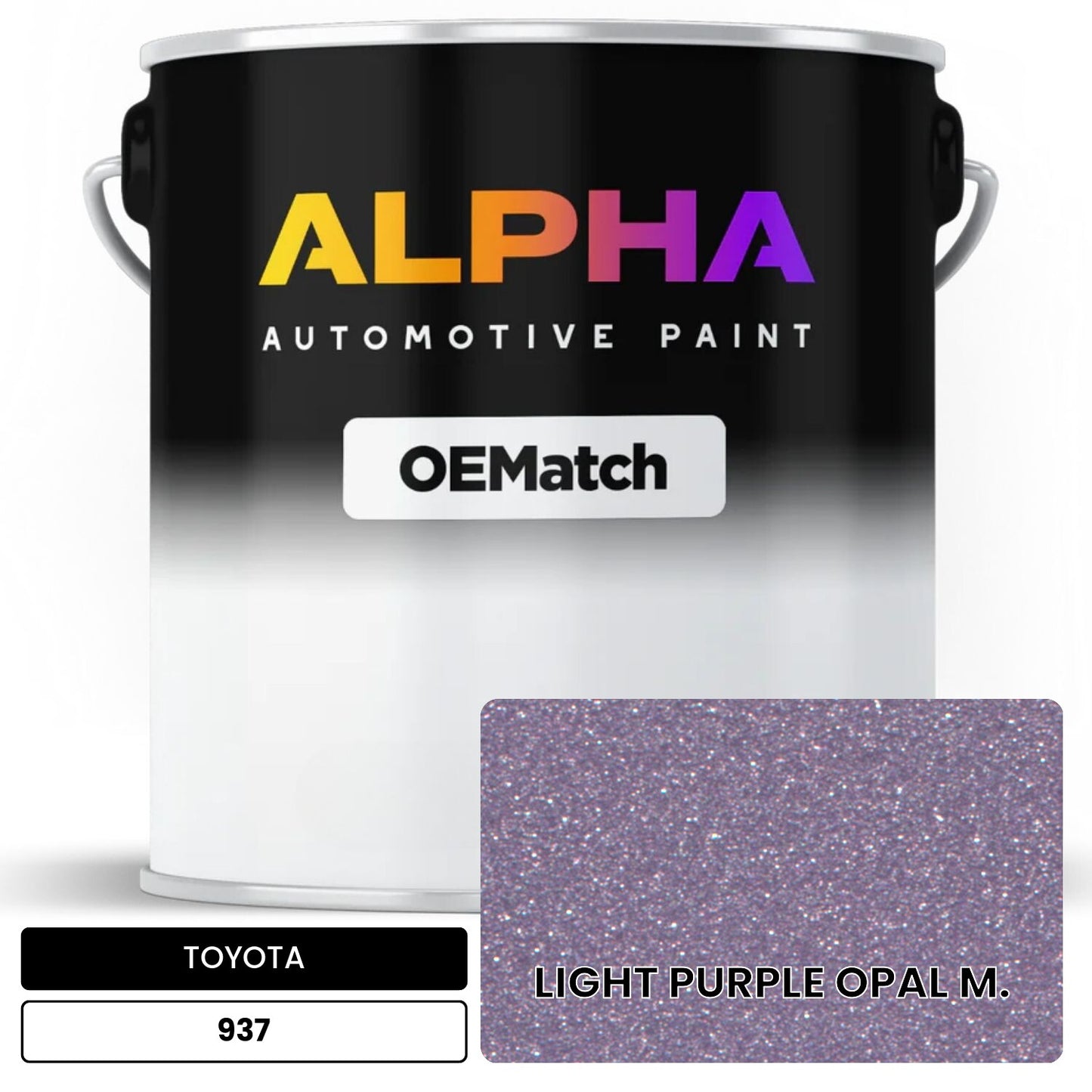 TOYOTA LIGHT PURPLE OPAL M. 937 OEMatch Basecoat