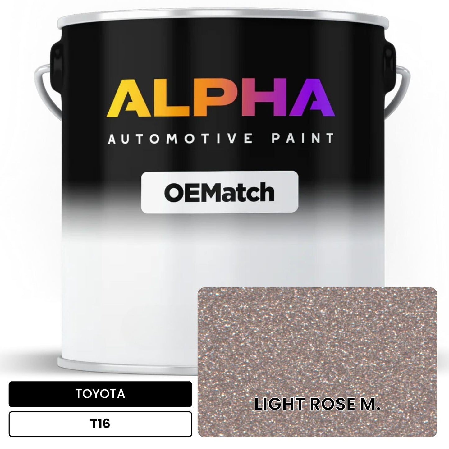 TOYOTA LIGHT ROSE M. T16 OEMatch Basecoat