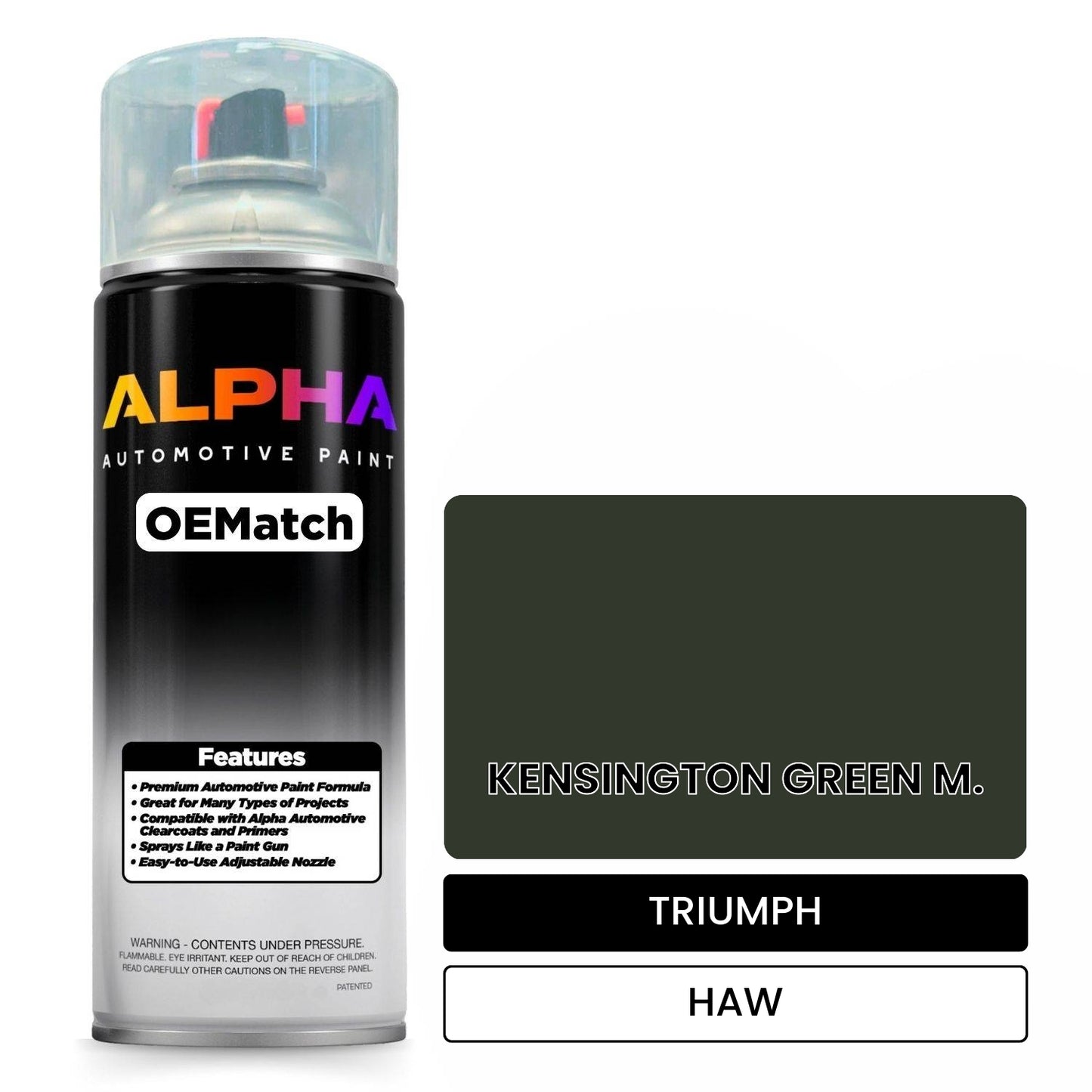 TRIUMPH KENSINGTON GREEN M. HAW OEMatch Spraycan