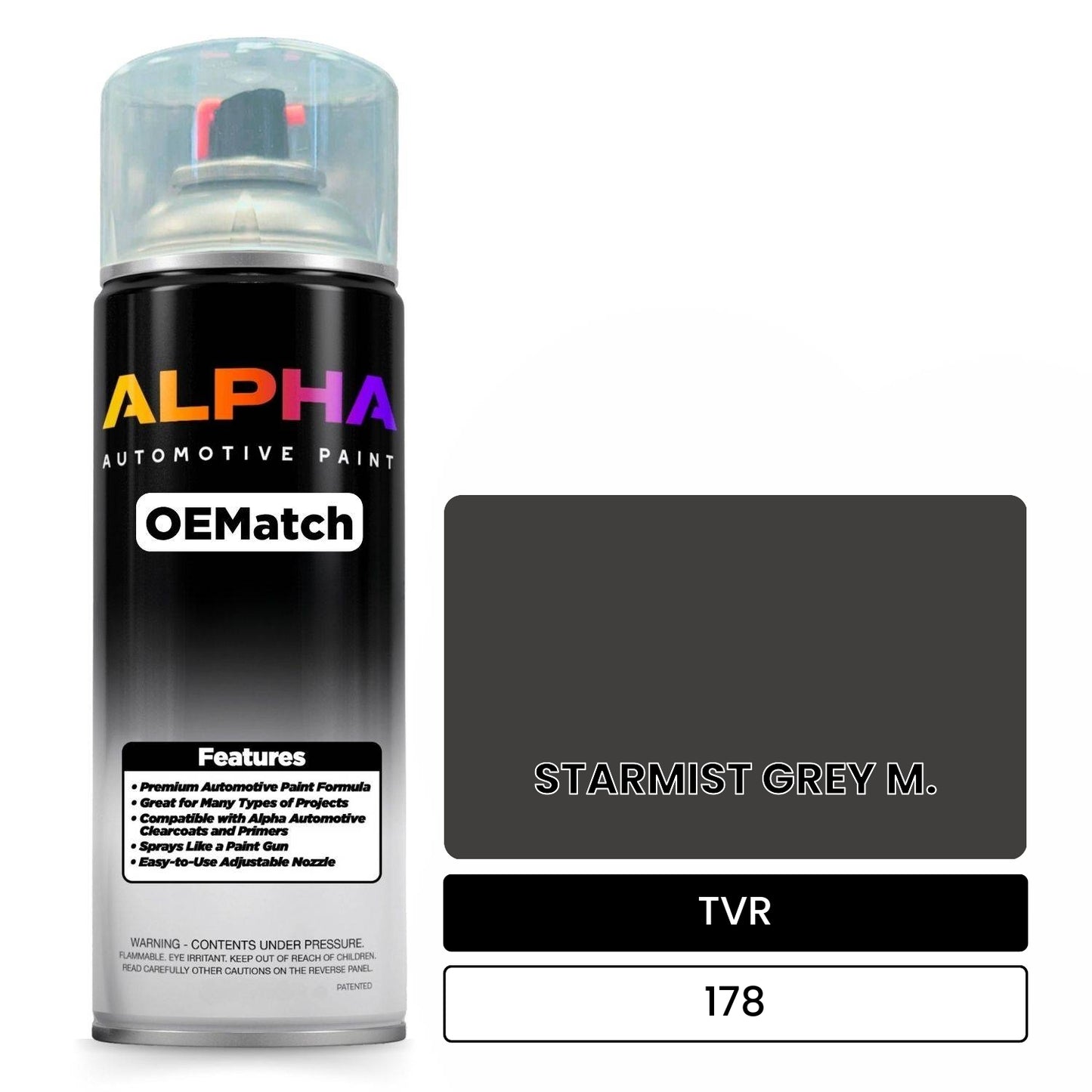 TVR STARMIST GREY M. 178 OEMatch Spraycan