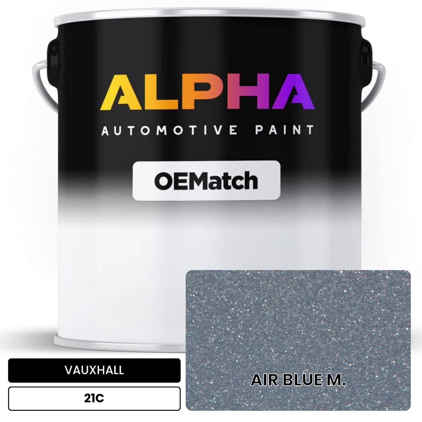 VAUXHALL AIR BLUE M. 21C OEMatch Basecoat