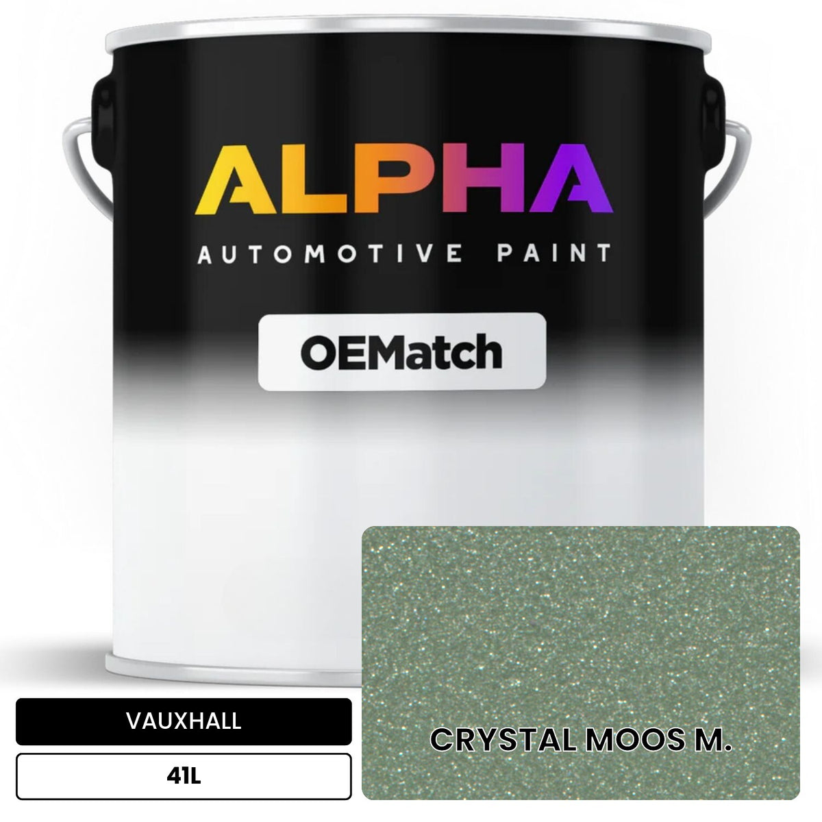 VAUXHALL CRYSTAL MOOS M. 41L OEMatch Basecoat