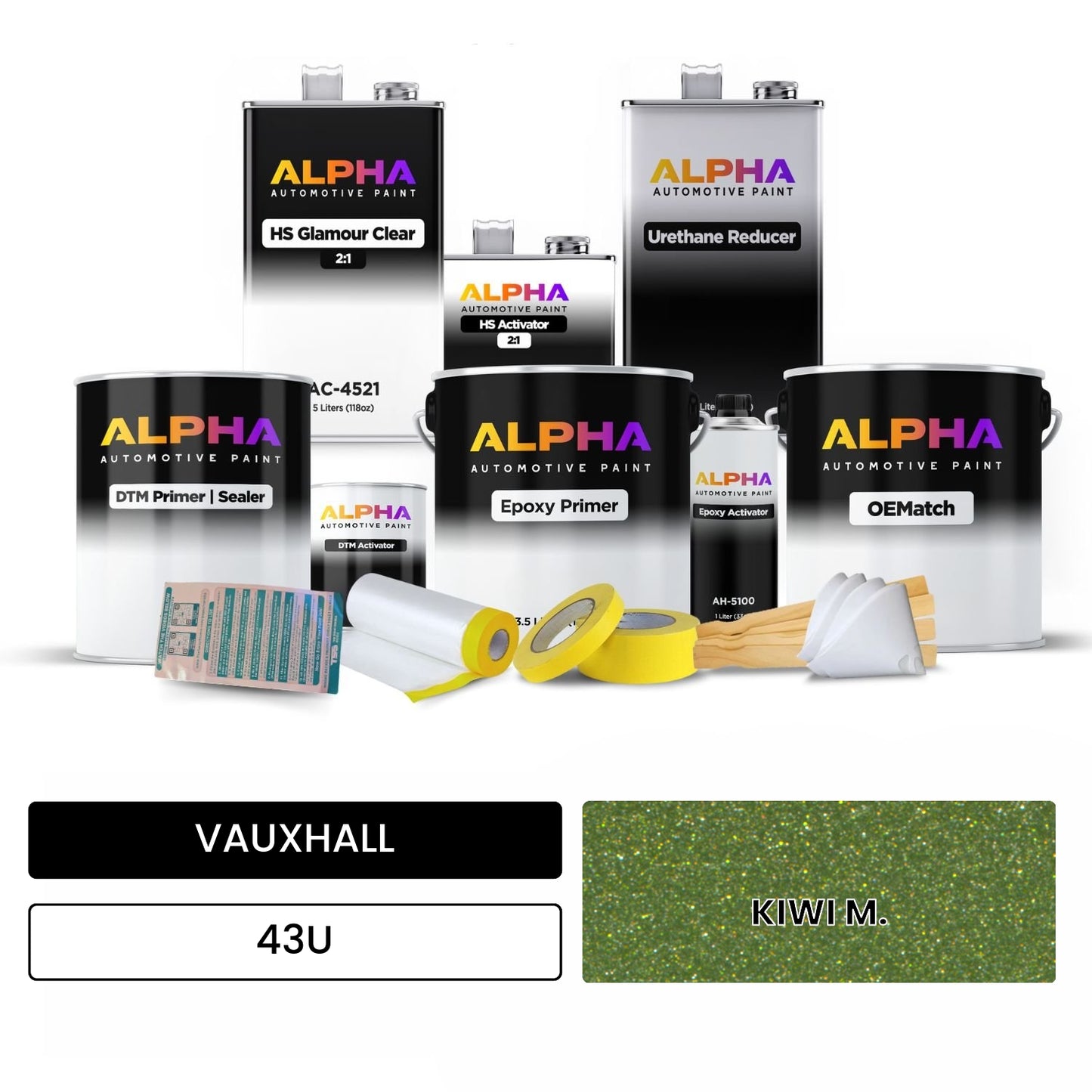 VAUXHALL KIWI M. 43U OEMatch Vehicle Paint Kit