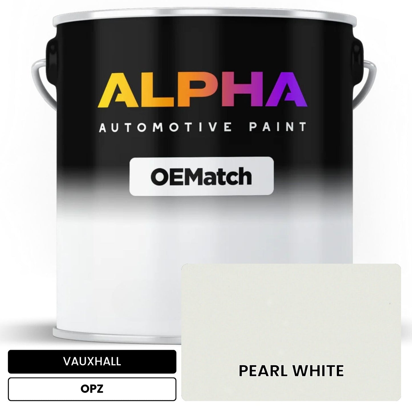 VAUXHALL PEARL WHITE OPZ OEMatch Basecoat