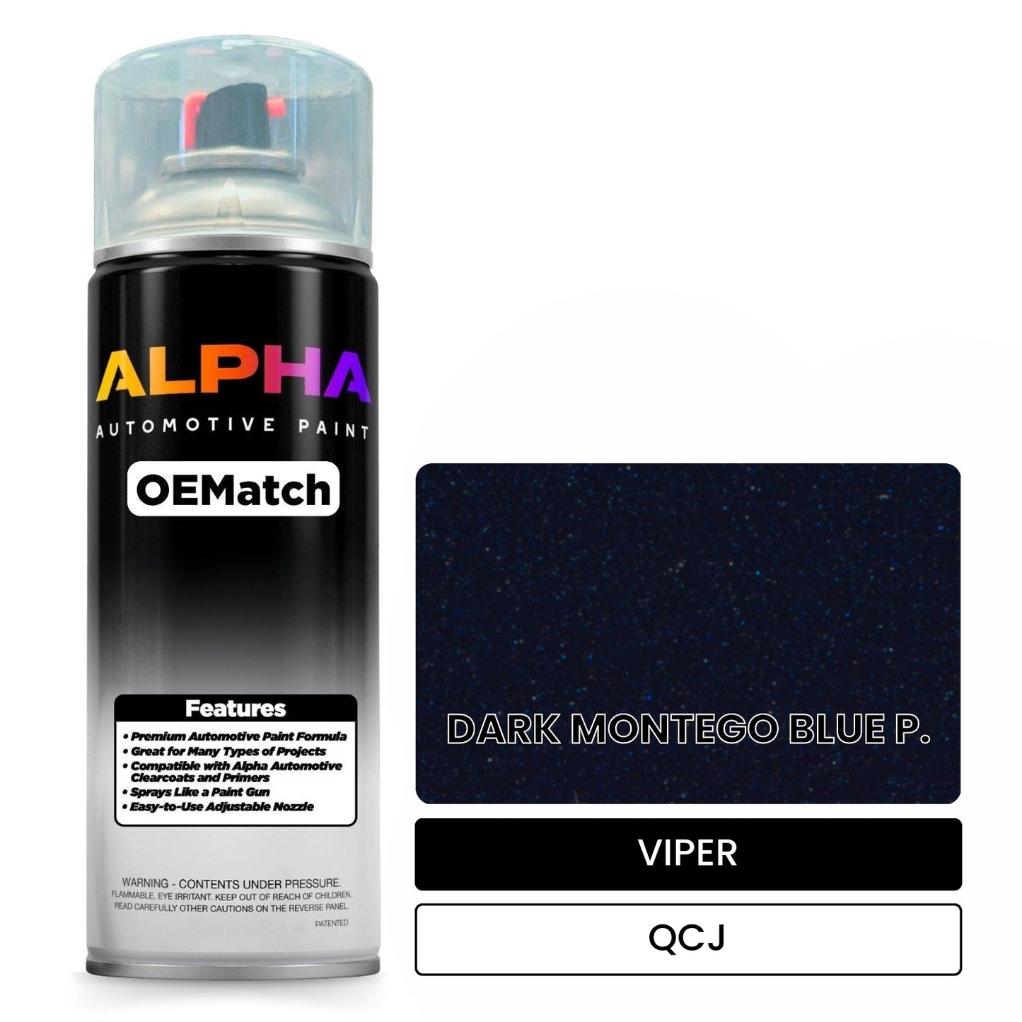 VIPER DARK MONTEGO BLUE P. QCJ OEMatch Spraycan