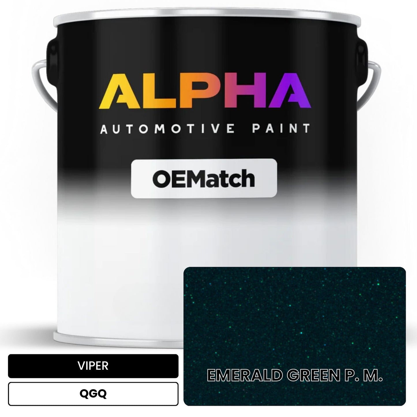 VIPER EMERALD GREEN P. M. QGQ OEMatch Basecoat