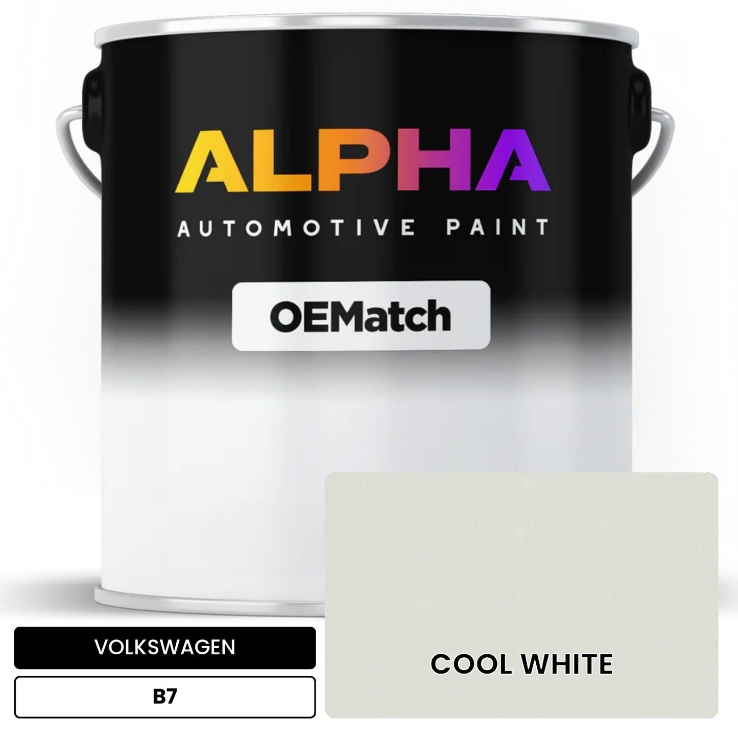 VOLKSWAGEN Cool White B7 OEMatch Basecoat