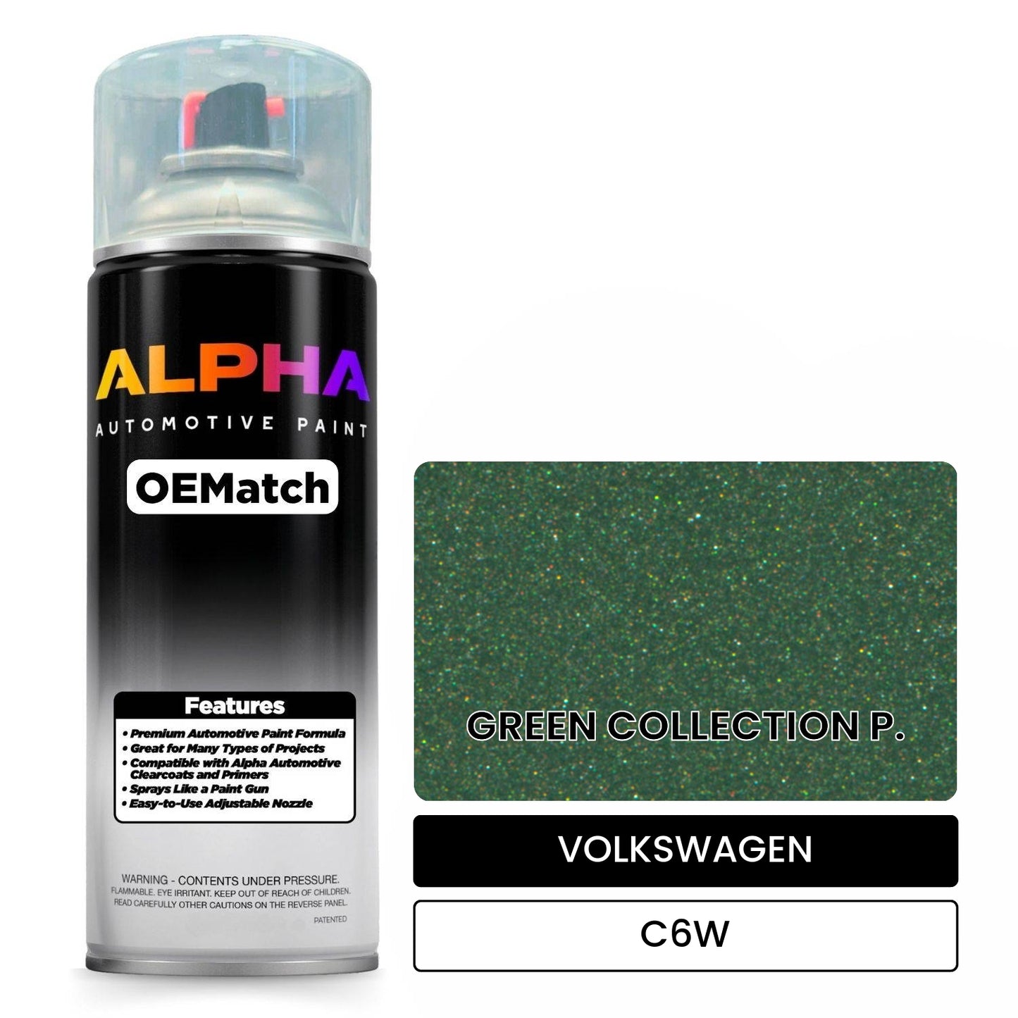 VOLKSWAGEN Green Collection C6W OEMatch Spraycan