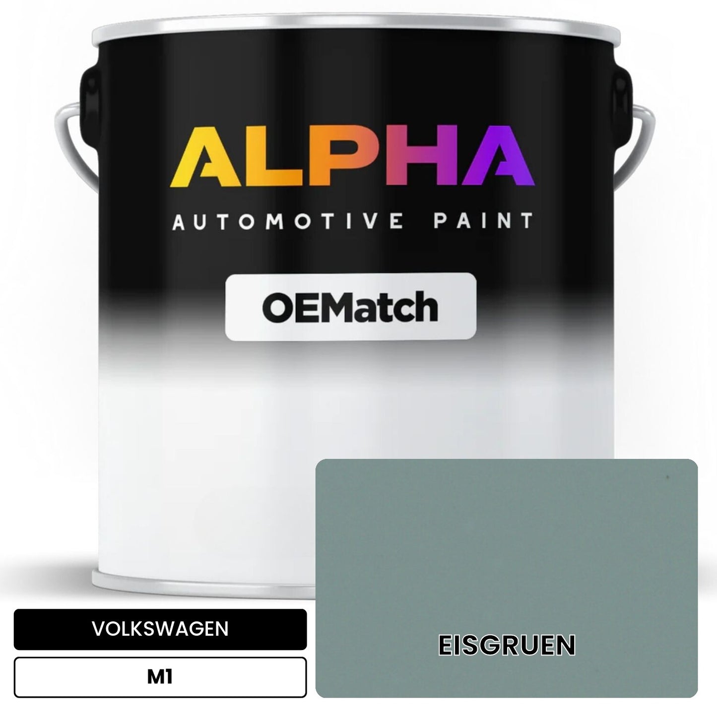 VOLKSWAGEN Ice Green M1 OEMatch Basecoat