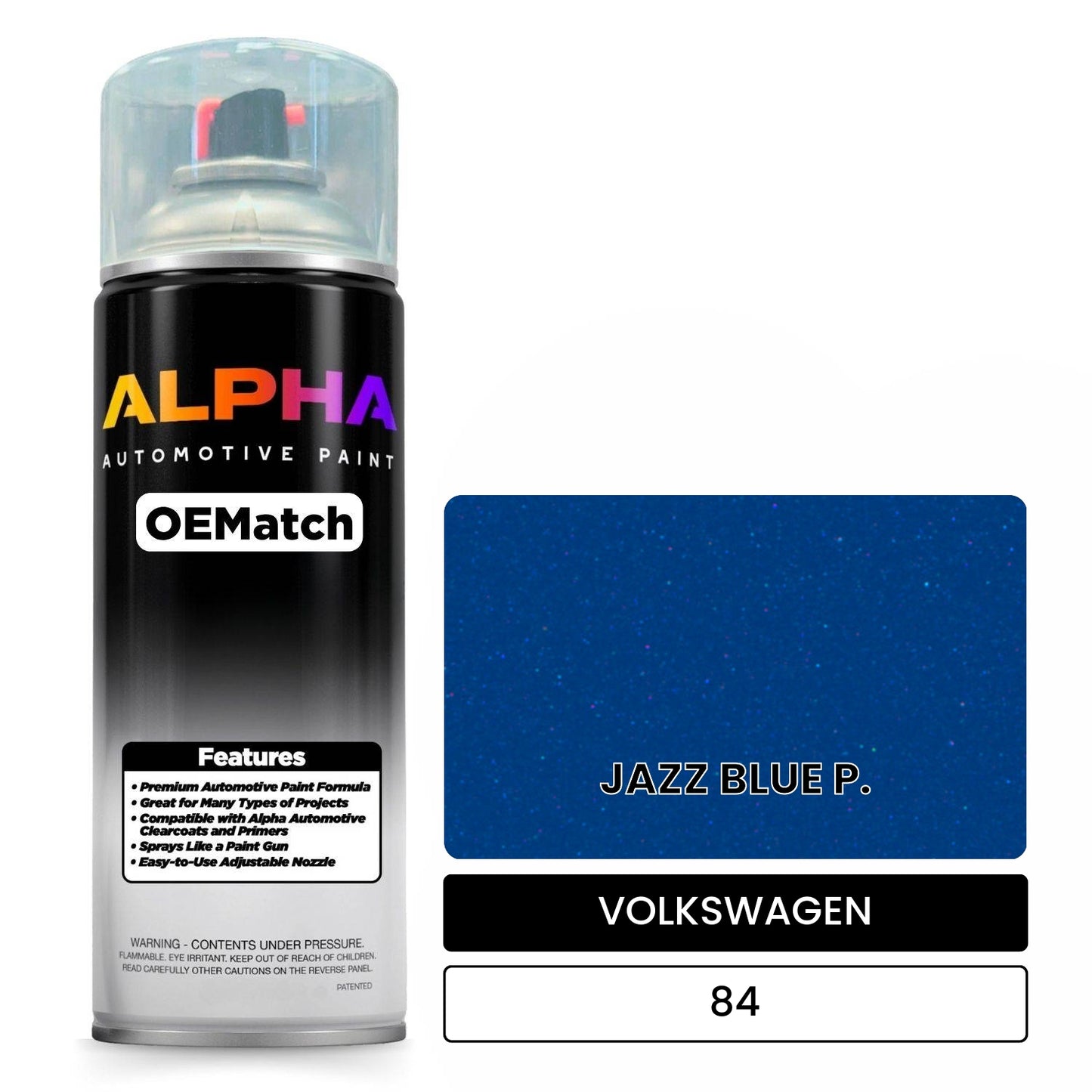VOLKSWAGEN Jazz Blue 84 OEMatch Spraycan