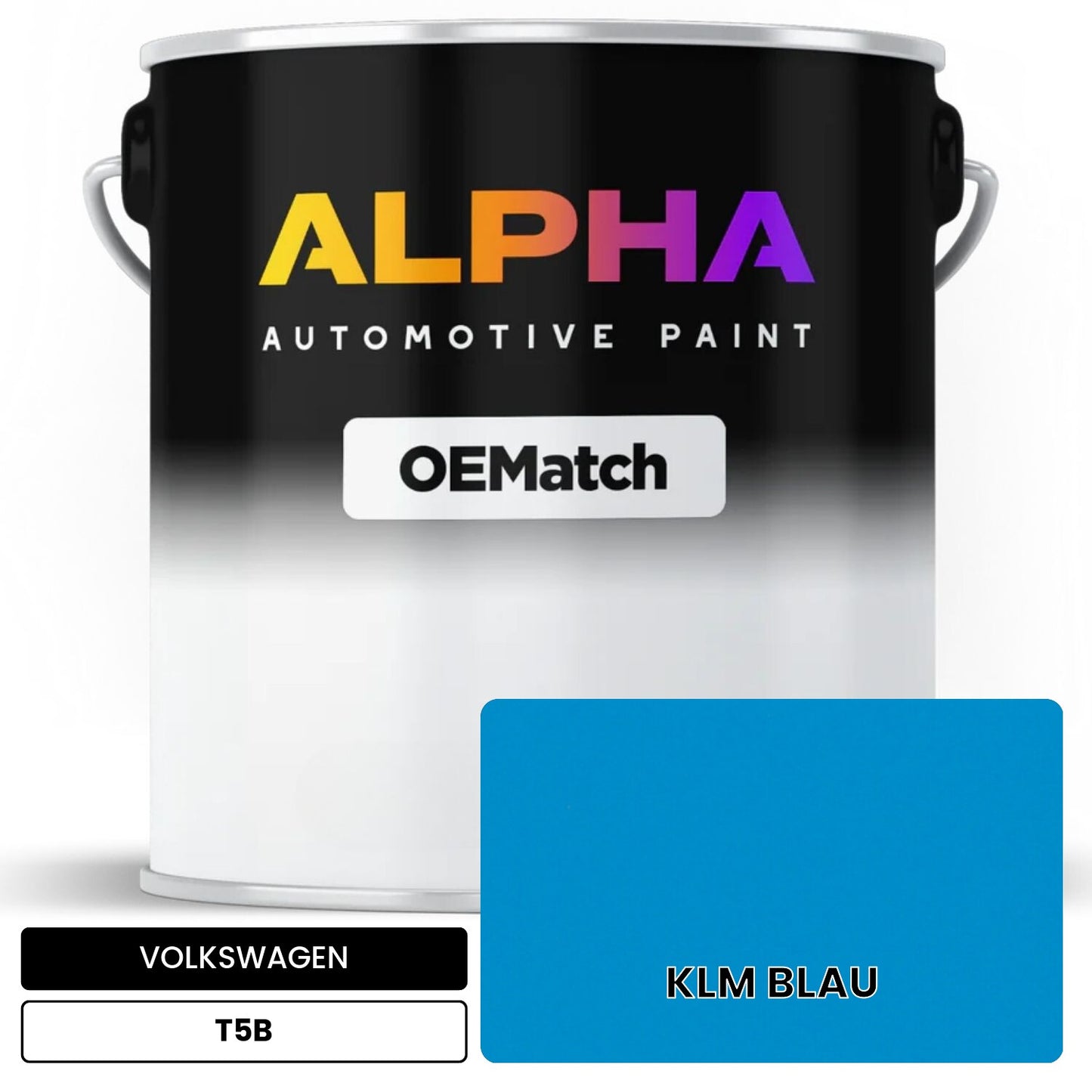 VOLKSWAGEN KLM Blue T5B OEMatch Basecoat