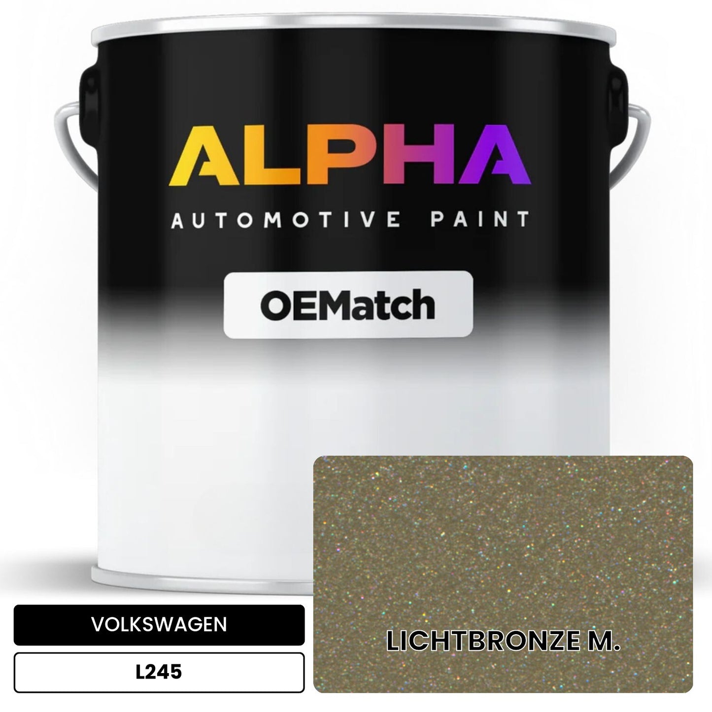 VOLKSWAGEN Light Bronze Metallic L245 OEMatch Basecoat