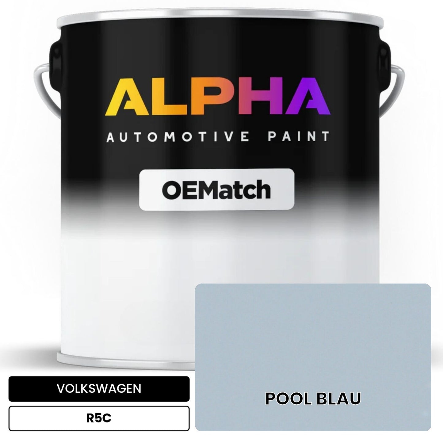 VOLKSWAGEN Pool Blue R5C OEMatch Basecoat