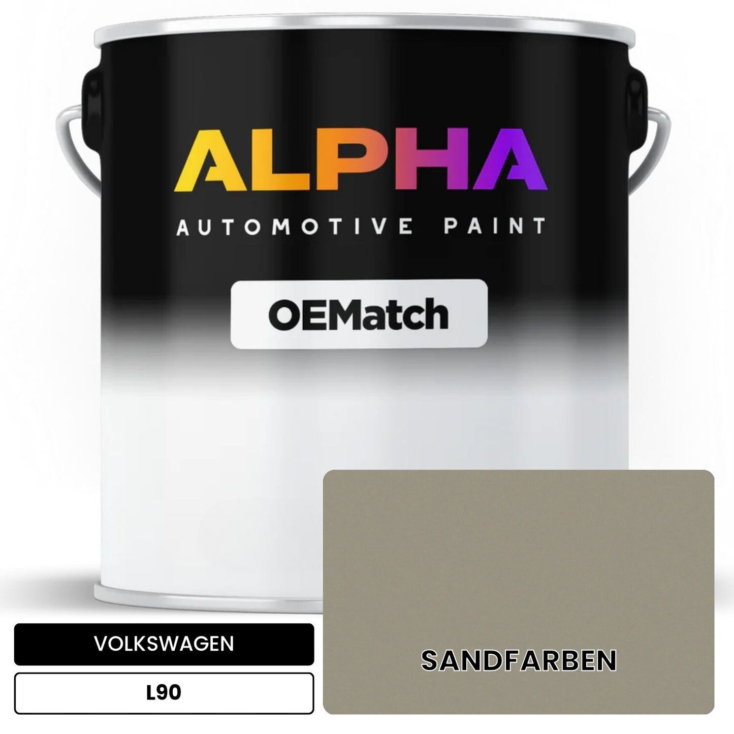 VOLKSWAGEN Sand Beige L90 OEMatch Basecoat