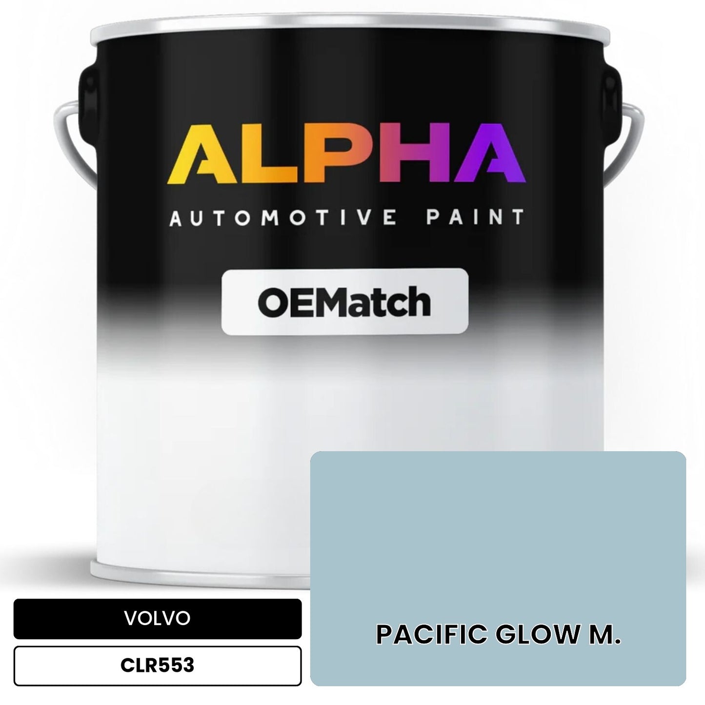 VOLVO PACIFIC GLOW M. CLR553 OEMatch Basecoat