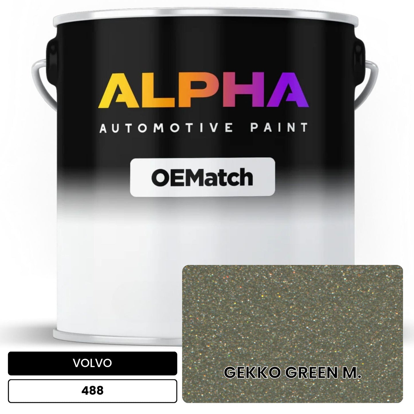 VOLVO GEKKO GREEN M. 488 OEMatch Basecoat