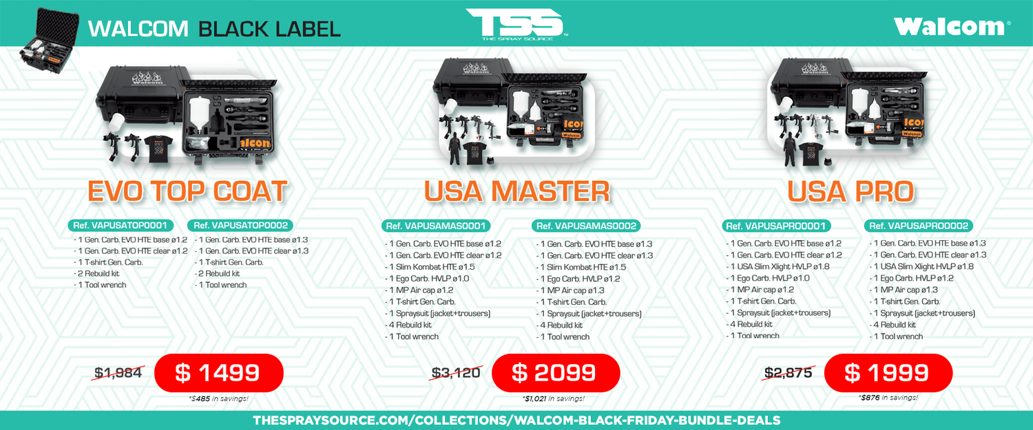 Walcom Black Friday Bundle Deals - The Spray Source