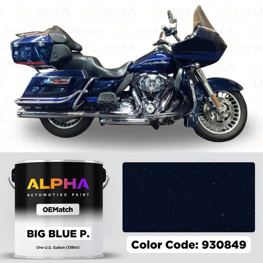 Harley-Davidson Big Blue Pearl P. 930849 | OEMatch Basecoat