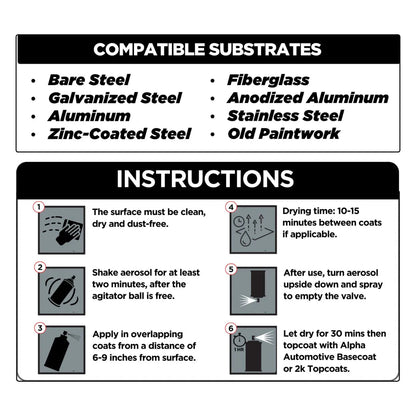 Epoxy Primer & Sealer Spray Can 1k